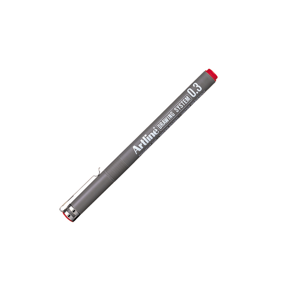 Artline Çizim Kalemi Drawing System 0.3 mm Kırmızı