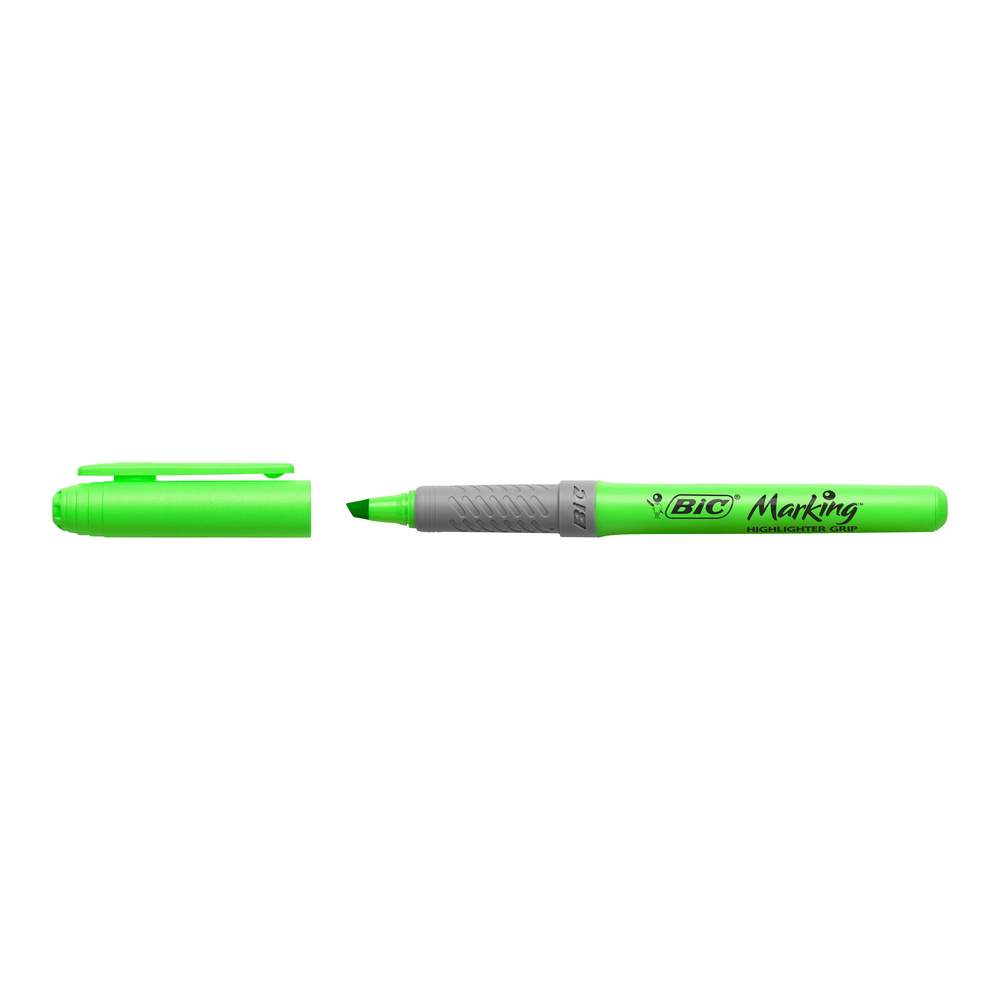 Bic Fosforlu Kalem Brite Liner Grip Yeşil