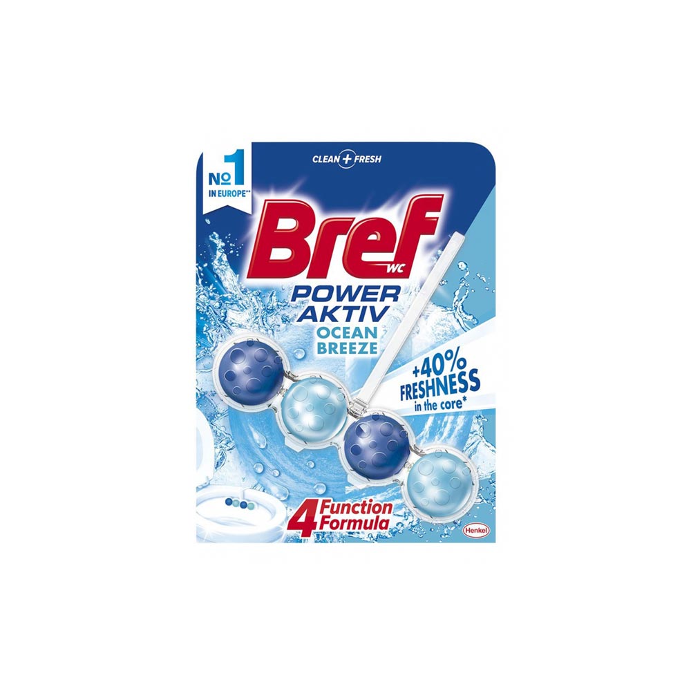 Bref Power Aktif Klozet Blok Okyanus 4'lü Top