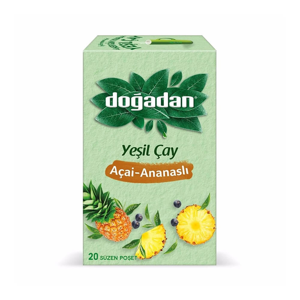 Doğadan Yeşil Çay Acai Ananaslı 1,7gr 20'li