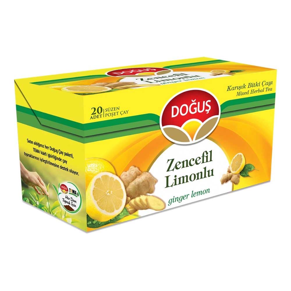 Doğuş Çay Bitki Çayı Zencefil Limon 2 gr 20'li