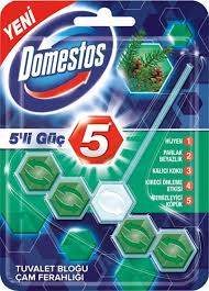 Domestos Wc Blok 5'li Güç Çam Ferahlığı 50 gr