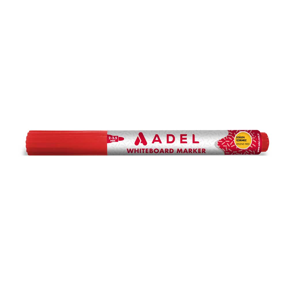 Adel Beyaz Tahta Kalemi Kırmızı 