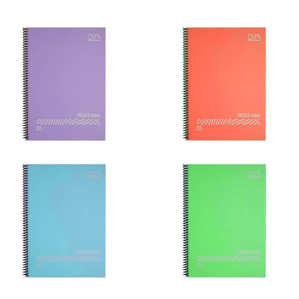 Gıpta Defter Fresco Spiralli Pp Kapak A4 144 Yaprak Kareli