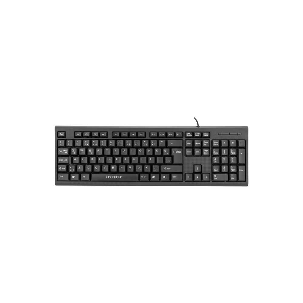 Hytech Klavye USB Q Kablolu Standart Siyah