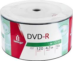 Iomega DVD-R 4,7 GB 50'lik Spindle
