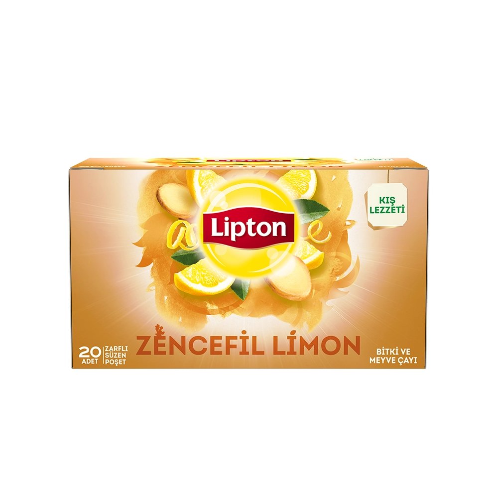 Lipton Zencefil Limon Bardak Poşet 20'li
