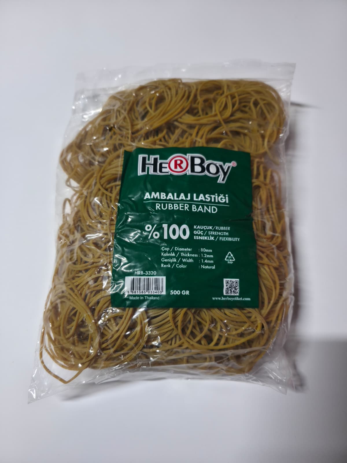 Mondo Lastik 500 gr %100 Kauçuk (Herboy)