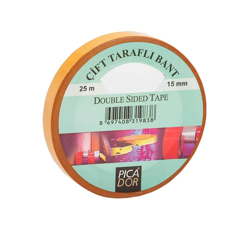 Picador Çift Taraflı Bant Askısız 15 mm x 25 mt