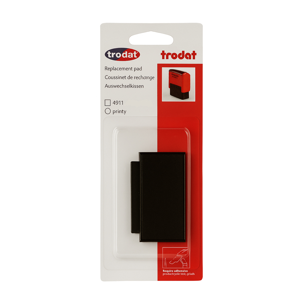 Trodat Otomatik Kaşe 38x14 mm Kırmızı Keçe